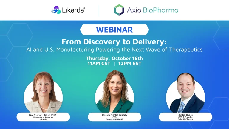 AI and U.S. Webinar - Oct 16th - Manufacturing Powering the Next Wave of Therapeutics